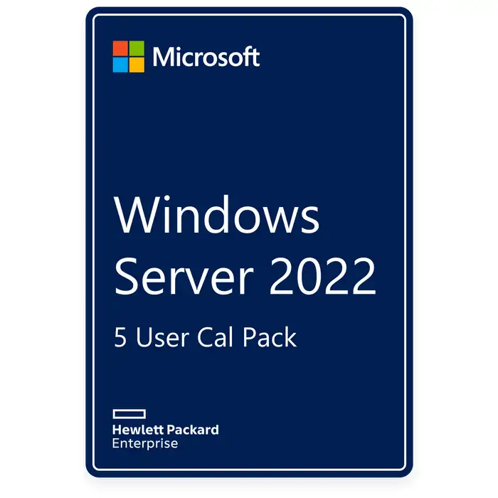 Windows Server CAL 2022- Microsoft Windows Server CAL 2022 5 User ROK HPE