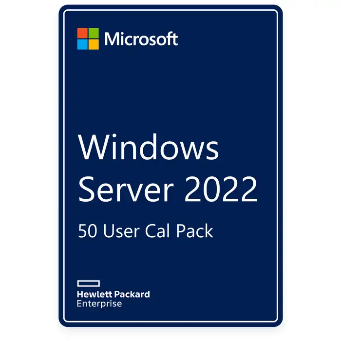 Windows Server CAL 2022- Microsoft Windows Server CAL 2022 50 User ROK HPE