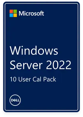 Windows Server CAL 2022- Microsoft Windows Server CAL 2022 10 User ROK Dell