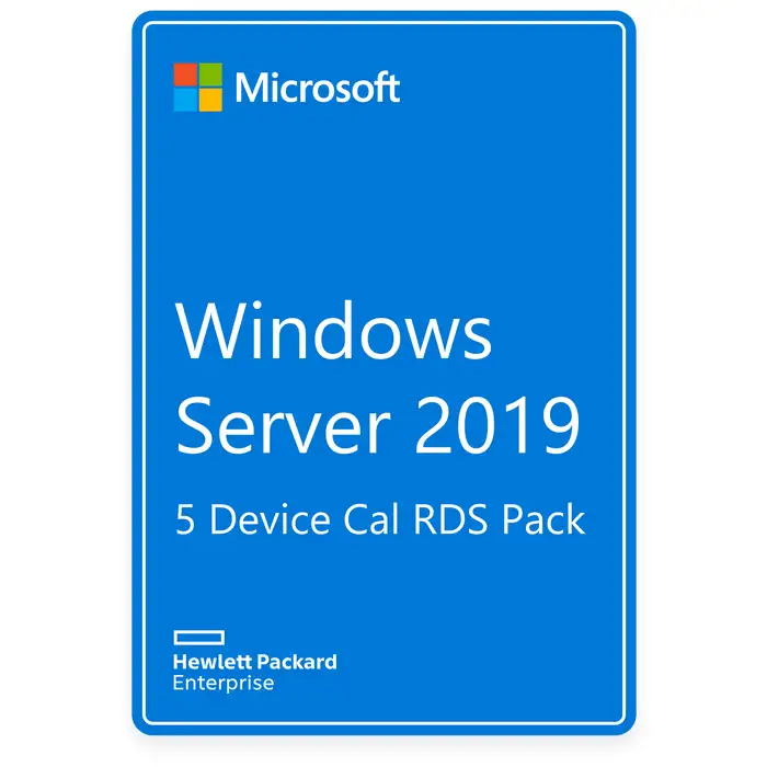 Windows Server CAL RDS 2019- Microsoft Windows Server CAL RDS 2019 5 Device ROK HPE