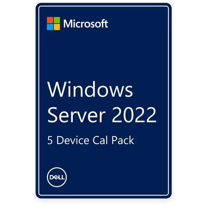 Windows Server CAL 2022- Microsoft Windows Server CAL 2022 5 Device ROK Dell