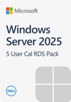 Microsoft Windows Server CAL RDS 2025 5 User ROK Dell