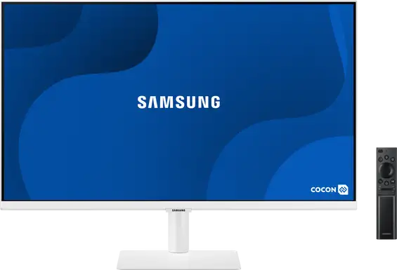 Samsung S27AM501NUX- monitor przod z pilotem