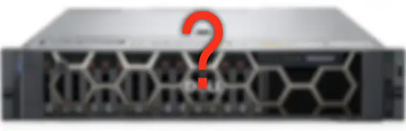 Dell PowerEdge R570- przód