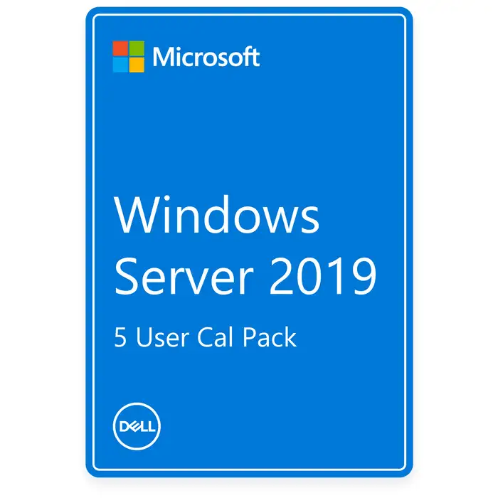Windows Server CAL 2019- Microsoft Windows Server CAL 2019 5 User ROK Dell