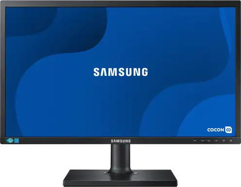 Samsung S24E65UXWY- monitor przod